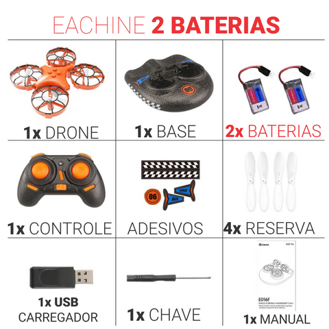 Image of Drone - Eachine 3 em 1